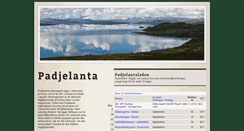 Desktop Screenshot of padjelanta.se