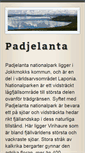 Mobile Screenshot of padjelanta.se