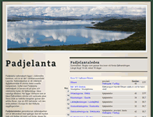 Tablet Screenshot of padjelanta.se
